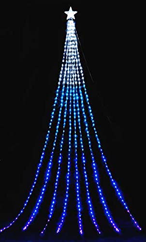 Amazon.co.jp: LEDナイアガラライト5m(グラデーションブルー) WG